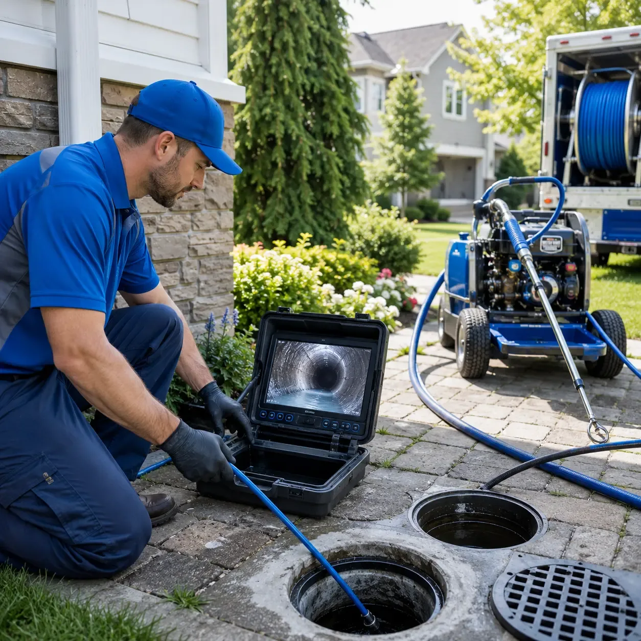 Outdoor drain cleaning professionals serving Carolina, RI